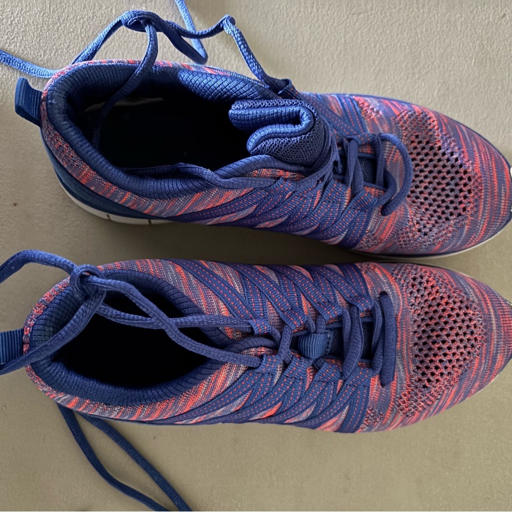 Comfortview Blue and Pink Women's Shoes